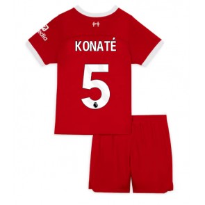 Liverpool Ibrahima Konate #5 Domaci Dres za Dječji 2023-24 Kratak Rukavima (+ kratke hlače)
